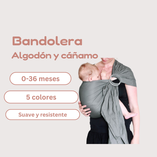 Bandolera de Algodón y Cáñamo