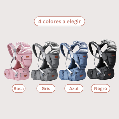Sunveno Portabebés Ergonómico con Asiento de Cadera 3 en 1