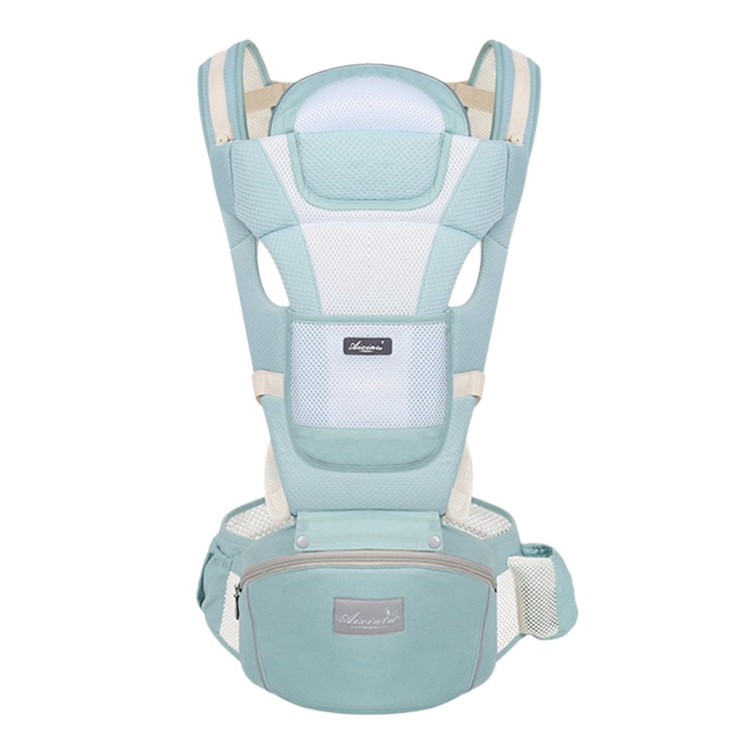 Portabebé 5 en 1 de Algodón con Asiento de Cadera