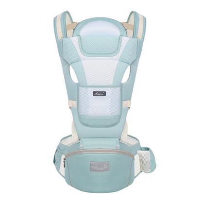 Portabebé 5 en 1 de Algodón con Asiento de Cadera