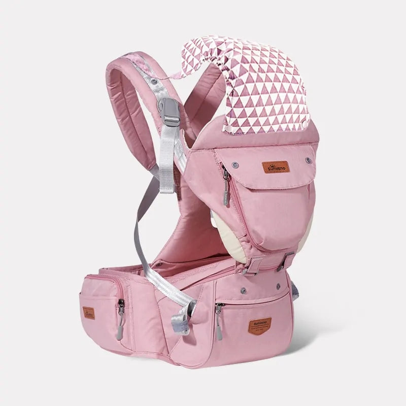 Sunveno Portabebés Ergonómico con Asiento de Cadera 3 en 1